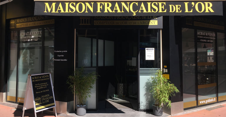 Comptoir Maison Française de l'or Annecy