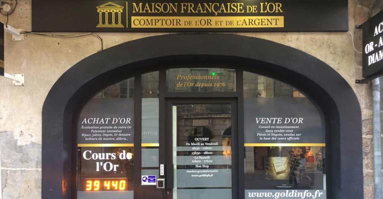 Comptoir Maison Française de l'or Chambéry 142 Place Saint-Léger
